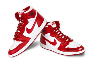 Michael Jordan Autographed Nike Air Jordan New Beginnings Pair 1
